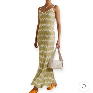 Christopher Esber Chevron Maxi Dress Size 12